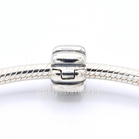 Authentic PANDORA ABSTRACT SILVER CLIP - 790163 - Picture 4 of 11